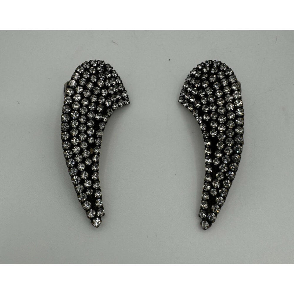 Auden Rhinestone Wing Clip-On Earrings